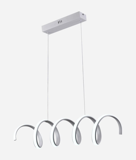 Люстра подвесная светодиодная Sirius LCD3055 WT белая