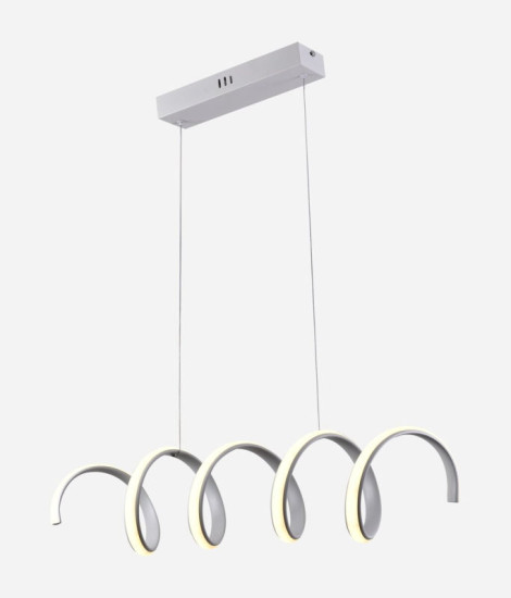 Люстра подвесная светодиодная Sirius LCD3055 WT белая