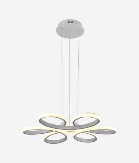 Люстра подвесная светодиодная Sirius LCD3061 WT белая