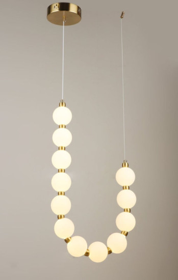 Люстра подвесная светодиодная Valeso LED 24W Белый медь Сталь Акрил YH1439/24W