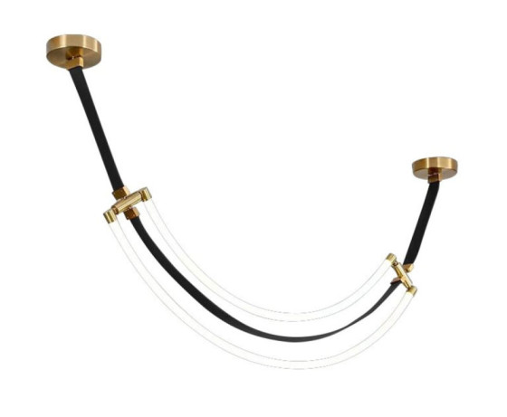 Люстра підвісна світлодіодна Valeso THD63224-1200B 45W Чорний