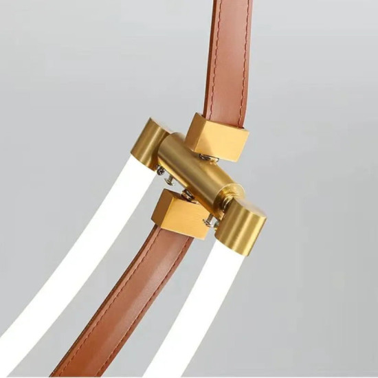 Люстра підвісна світлодіодна Valeso THD63856-1500 30W коричнева