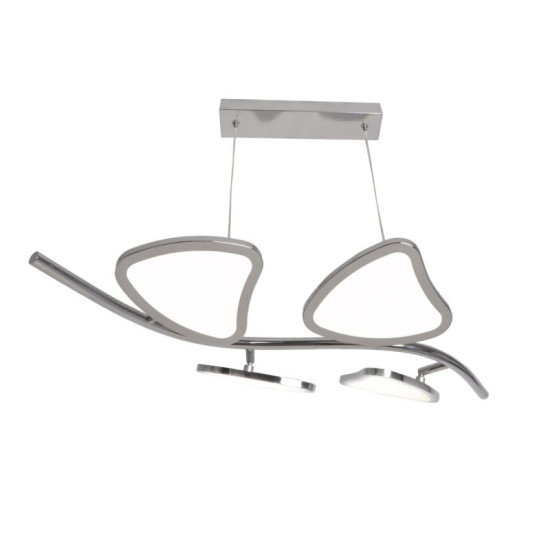 Люстра подвесная светодиодная лепестки белая Sirius 2901-4P (64W)