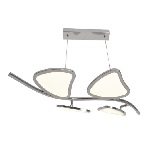 Люстра подвесная светодиодная лепестки белая Sirius 2901-4P (64W)