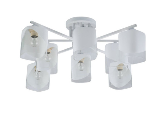 Люстра потолочная Sirius 07245/8 Matte White+CR на 8 плафонов