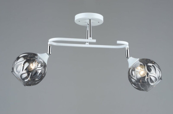 Люстра потолочная Sirius B A4071/2 WT+CH с поворотным механизмом