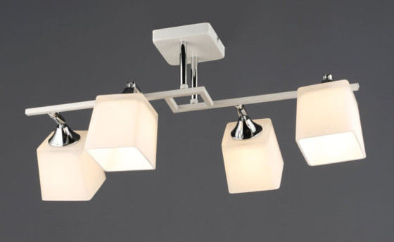 Люстра потолочная Valeso B N6646/4 WT+CR на 4 плафона