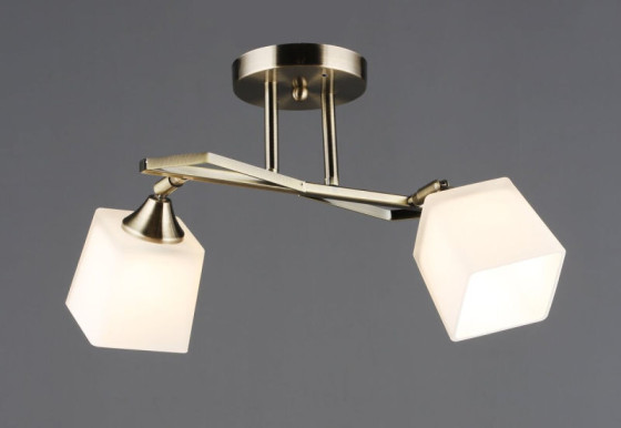 Люстра стельова Valeso B N6651/2 AB на 2 плафони