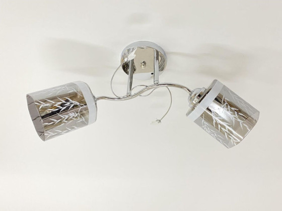 Люстра потолочная на 2 плафона Valeso 6248E/2 Хром