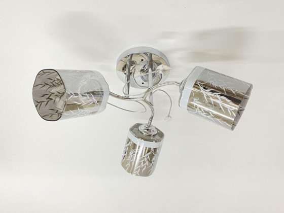 Люстра потолочная на 3 плафона Valeso 6248E/3 Хром