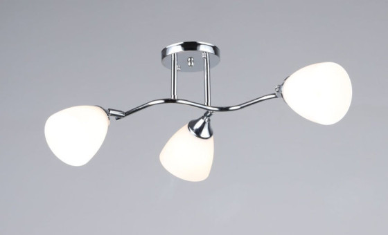 Люстра потолочная на 3 плафона Valeso K2313/3, хромовий (E27)