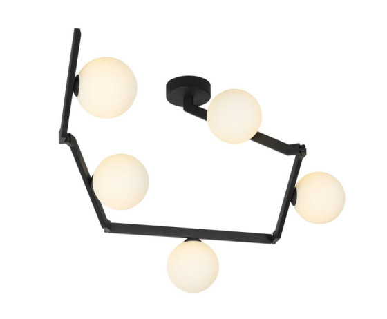 Люстра потолочная регульована Valeso BX84020-5A BK черная