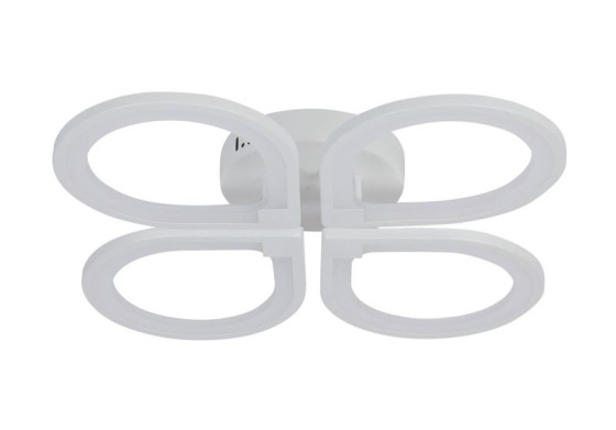 Люстра потолочная светодиодная Valeso 1143/4, LED 104W, с пультом, Белый