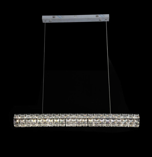 Люстра стельова світлодіодна Valeso 6709-800L, хромовий