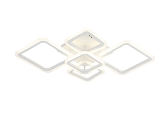 Люстра стельова світлодіодна для вітальні та спальні Valeso 2055/5 Білий 100W