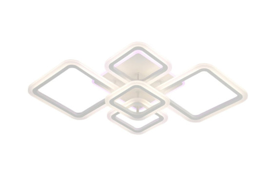 Люстра потолочная светодиодная для гостинной и спальни Valeso 2055/5 Белый 128W