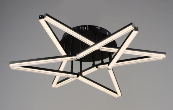 Люстра светодиодная Valeso B YH1324/12 BK 72W