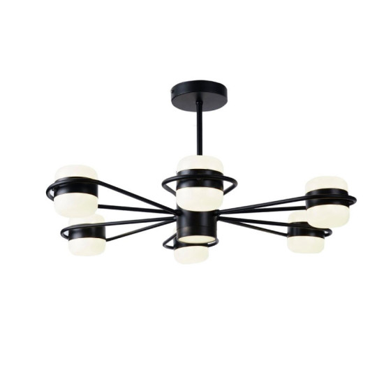 Люстра светодиодная акриловая Sirius B N4557/6 BK