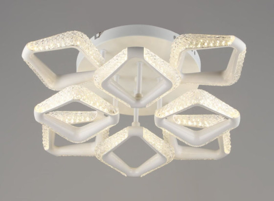 Люстра светодиодная акриловая Sirius B YH1301/8 WT 48W