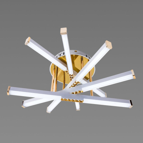 Люстра світлодіодна акрилова Sirius B YH839/5 WT+GD 65W