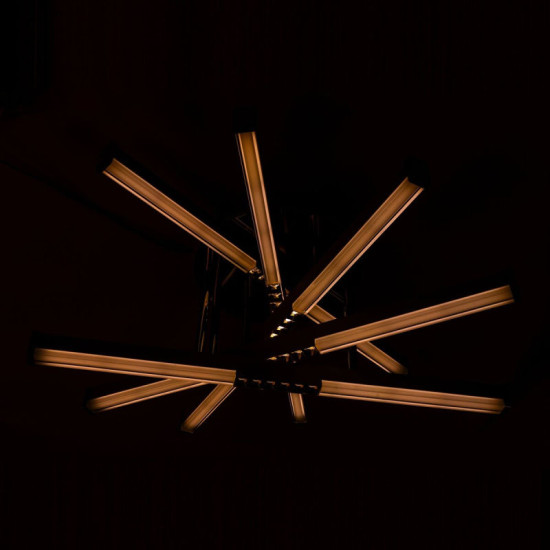 Люстра світлодіодна акрилова Sirius B YH839/5 WT+GD 65W