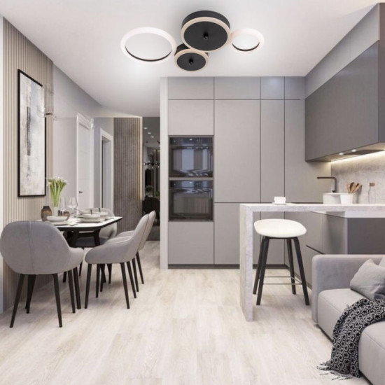 Люстра светодиодная акриловая Sirius N 3834 BK