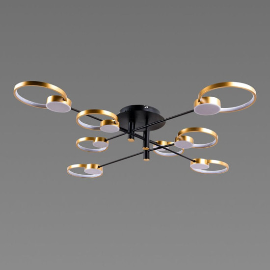 Люстра светодиодная акриловая Sirius Ш 1312/8 (80W)