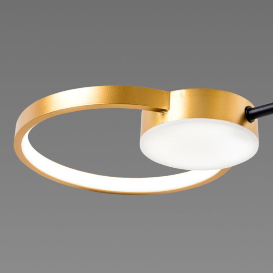 Люстра светодиодная акриловая Sirius Ш 1312/8 (80W)