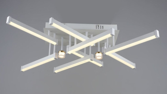 Люстра світлодіодна акрилова в вітальню Sirius YH1315/8+2