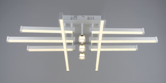 Люстра светодиодная акриловая в гостинную Sirius YH1316/8+3