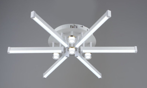 Люстра світлодіодна акрилова стельова Sirius YH1309/6+4