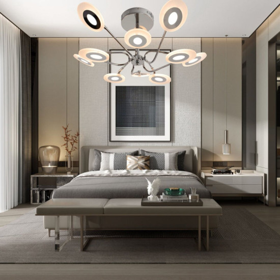 Люстра светодиодная в гостинную Sirius 8929-10 128W