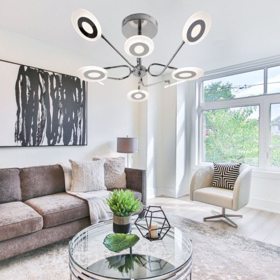 Люстра светодиодная в гостинную Sirius 8929-8 102W