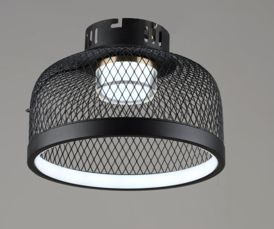 Люстра світлодіодна в стилі лофт Valeso B YH1348/34W BK+GD