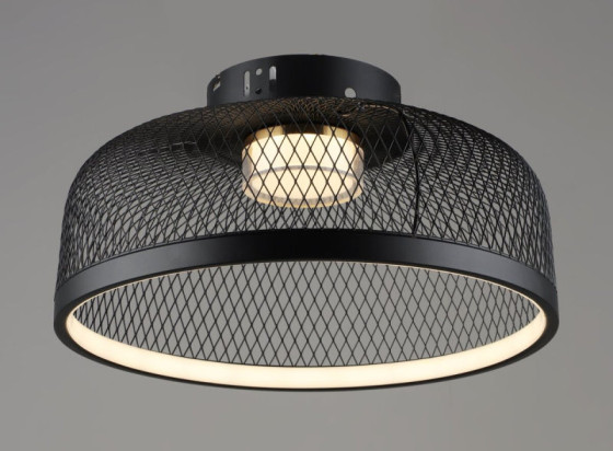 Люстра светодиодная в стиле лофт Valeso B YH1348/56W BK+GD