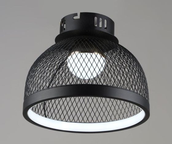 Люстра светодиодная в стиле лофт Valeso B YH1349/34W BK+GD