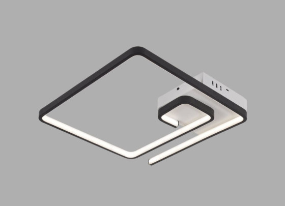 Люстра светодиодная спираль Valeso 28 W LP-DA91622 BK