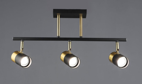 Люстра-спот із поворотним механізмом Valeso B N6664/3 BK+COP