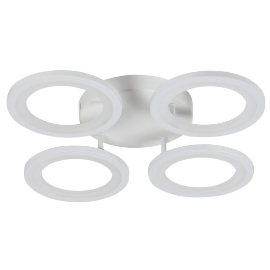 Светодиодная люстра Valeso G 2715/4 Белый 88W,3000-6500K,с пультом IR с затемнением