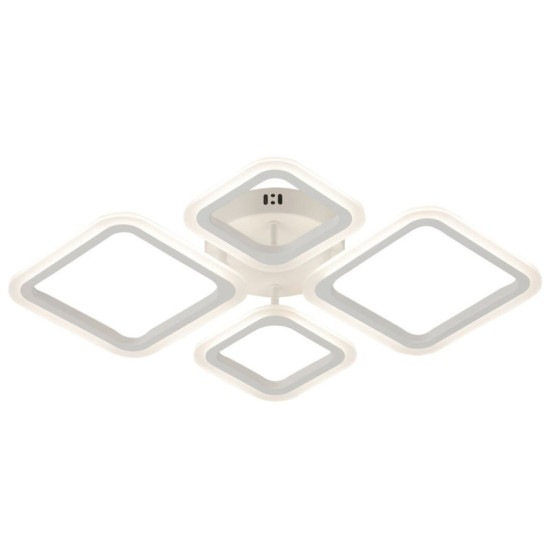 Светодиодная люстра Valeso G 2929/2+2 72W белая с пультом ДК