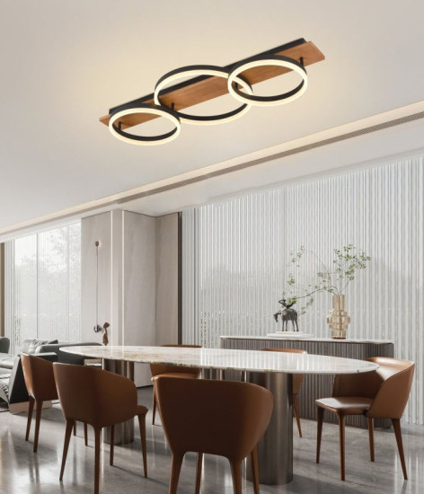 Светодиодная люстра Valeso MTD131 Дерево