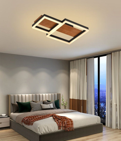 Світлодіодна люстра Valeso MTD136 Дерево