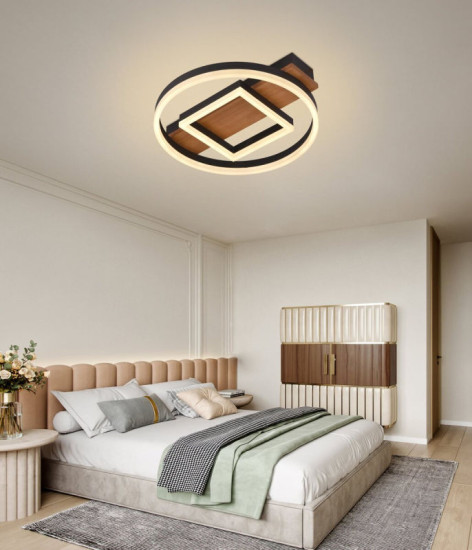 Светодиодная люстра Valeso MTD138 Дерево