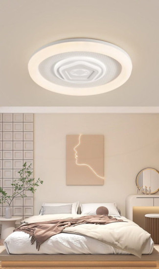 Светодиодная припотолочная люстра Valeso 2H-001, Белый