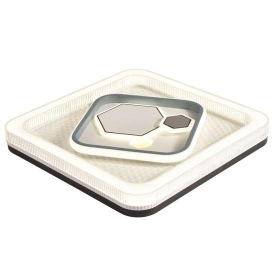 Светодиодная припотолочная люстра Valeso 2H-006, Белый+Черный