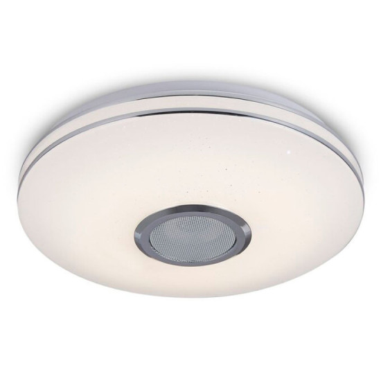 Світлодіодний музичний світильник смарт Valeso LY365-400 WH для спальні та дитячої 48W+5W RGB Білий