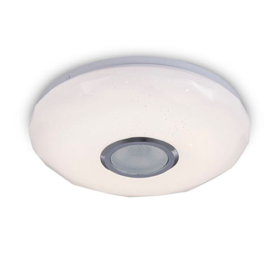 Светодиодный музыкальный светильник смарт Valeso LY370-300 WH для спальни и детской 32W+2W RGB Белый