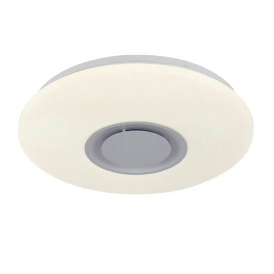 Світлодіодний музичний світильник смарт Valeso LY565-400 WH для вітальні та спальні 48W+5W RGB Білий