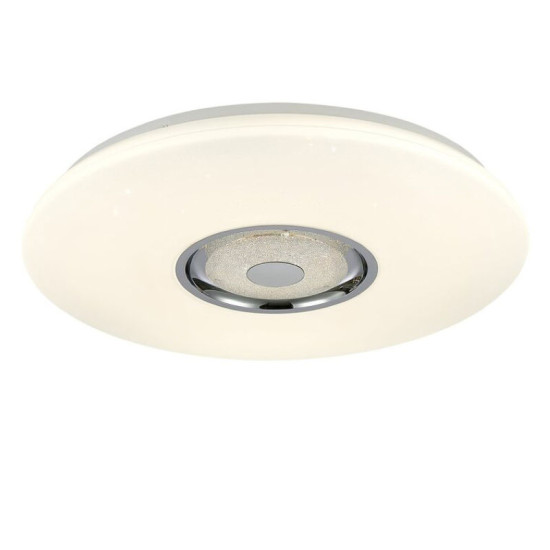 Світлодіодний музичний світильник смарт Valeso LY567-401 WH для вітальні та спальні 48W+5W RGB Білий