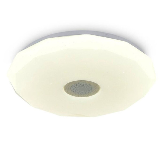 Светодиодный музыкальный светильник смарт Valeso LY577-350 WH для спальни и детской 32W+2W RGB Белый